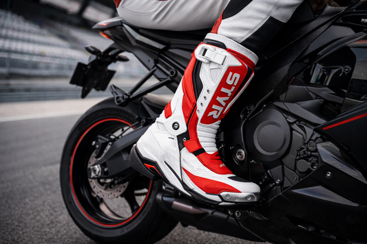 STYR Alpine Racing Boots — Glacier Red Edition